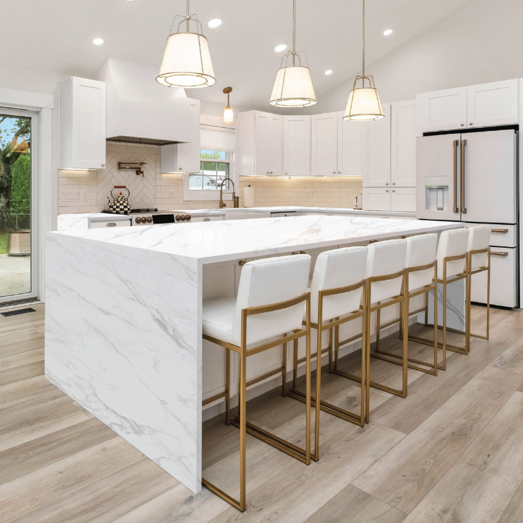 sintered stone kitchen island