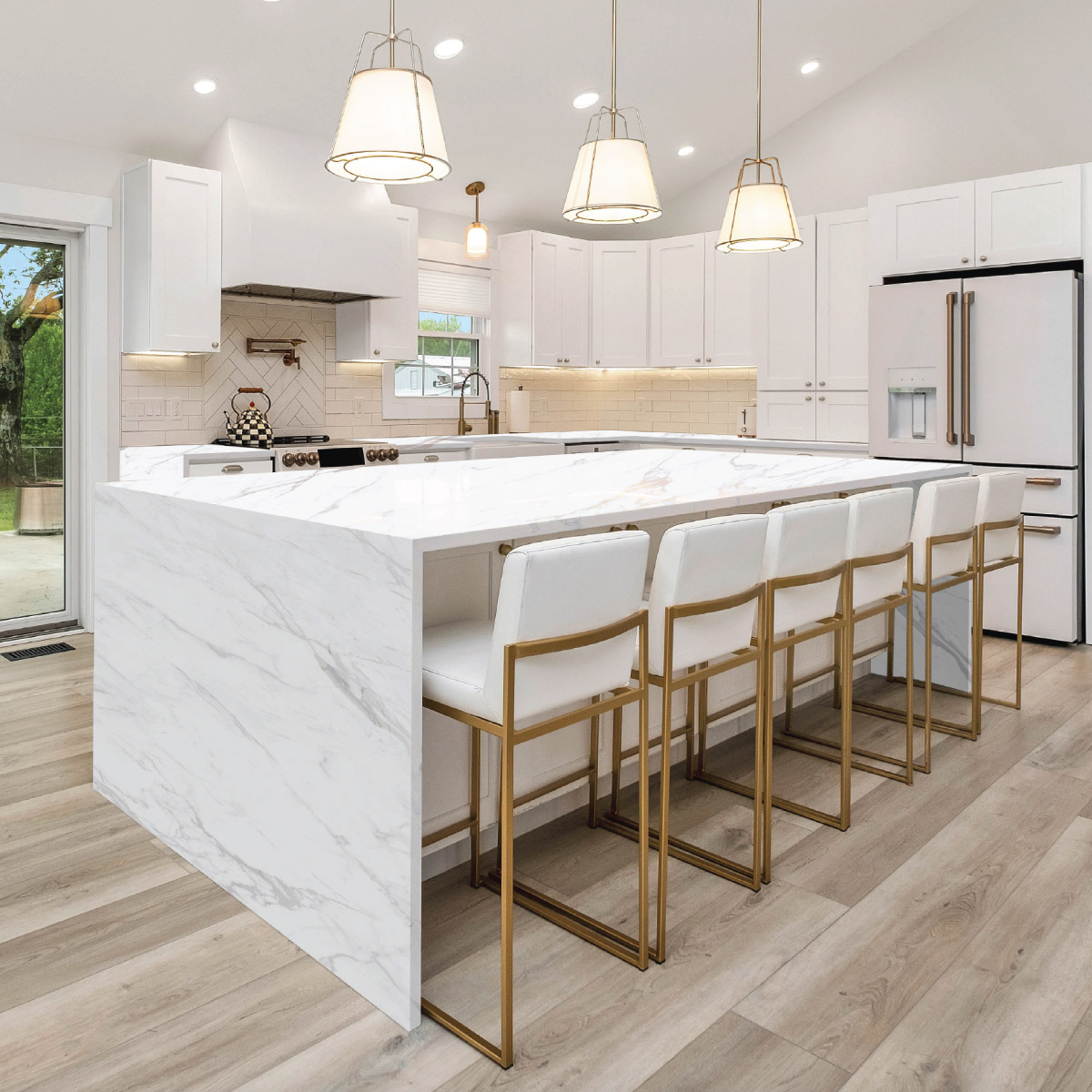 sintered stone kitchen island